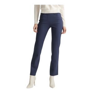 Quince Women's NWOT Navy Ultra-Stretch Ponte Straight Leg Pants Size M